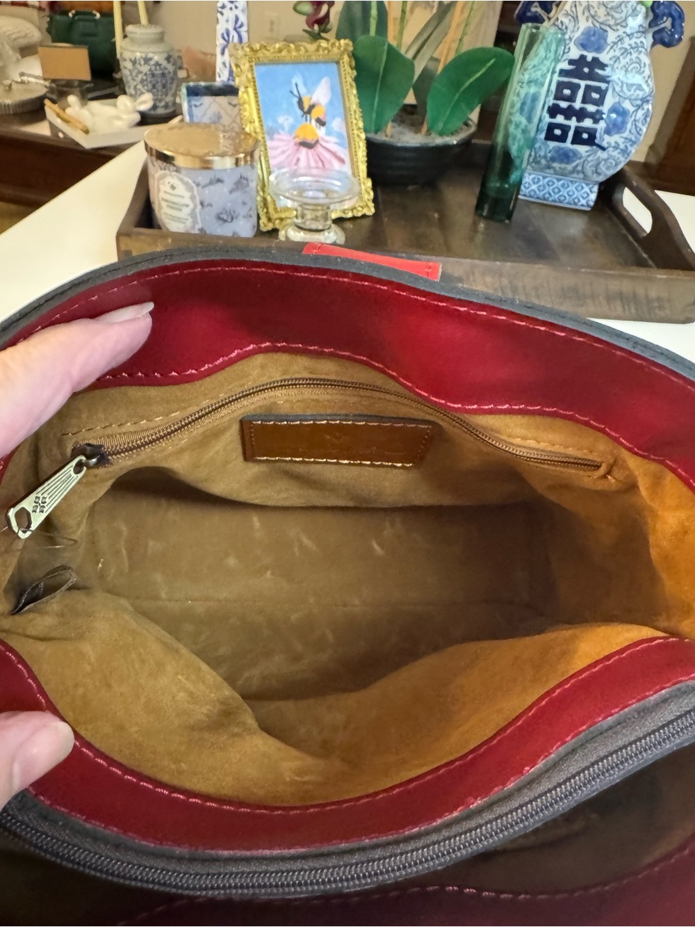 ❤️❤️ NWT PATRICIA NASH IRVING BUCKET BAG! ❤️❤️ - Picture 8 of 11